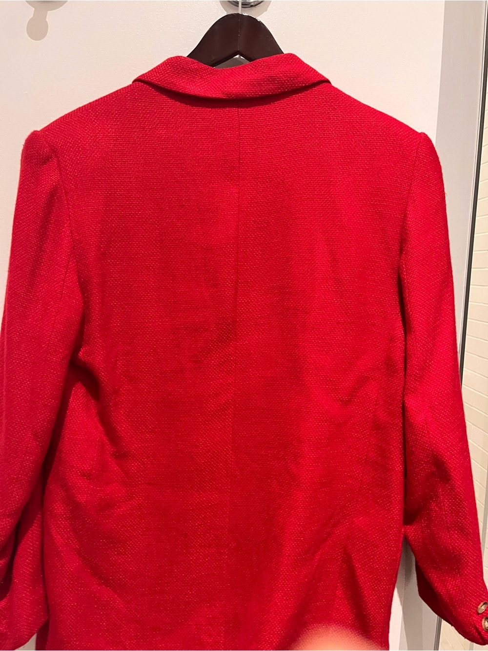 Vintage 80s Bianca Nygard Red blazer size 6 - Picture 4 of 6